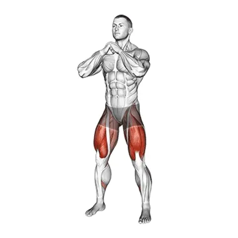 Übungsanimation Goblet Squat